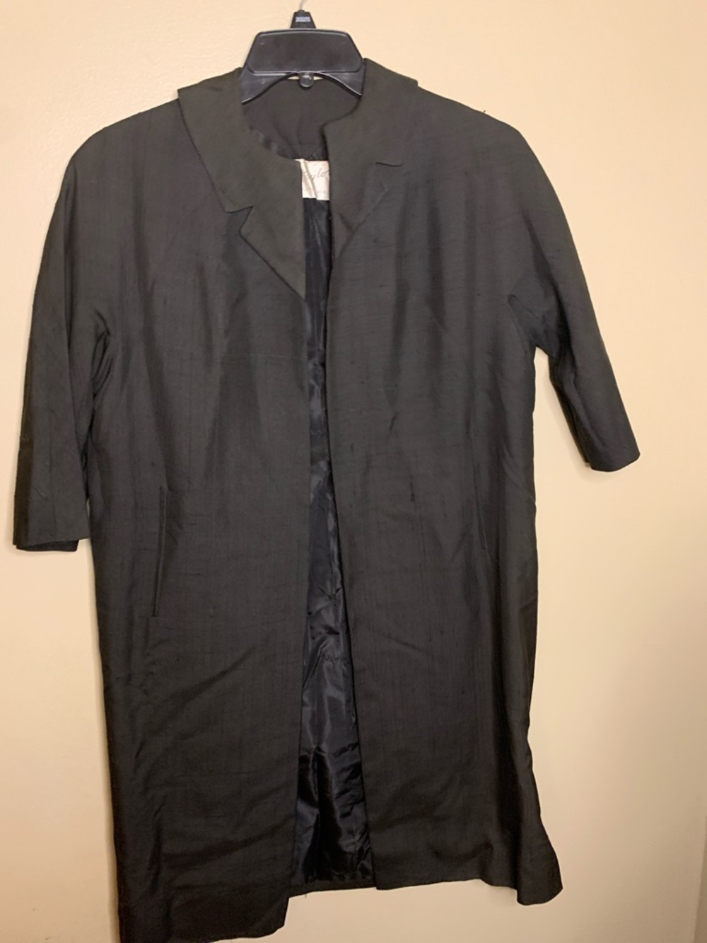 Lord & Taylor Black Mid-Length Women's Trench Coat